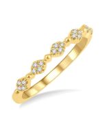 OraLinXe 14K Yellow Gold Diamond Ring