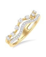 RaLysIs LuxLysOra 14K Yellow Gold Diamond Ring