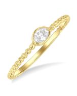 RaIsTh 14K Yellow Gold Diamond Ring