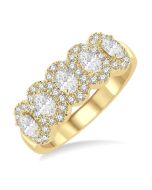 LoLysZen 14K Yellow Gold Diamond Ring