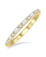 Luminara Anthem Grove Stackable Baguette Diamond Fashion Band