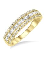 SolOraVer LuxLysOn 14K Yellow Gold Diamond Ring