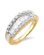ElLysVer 14K Yellow Gold Diamond Ring