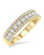 OraThVer VerZenSol IonVioVel 14K Yellow Gold Diamond Ring