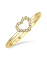IsIsVer 14K Yellow Gold Diamond Ring