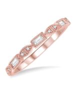 Stackable Baguette Diamond Fashion Band