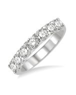 Marbella Radiance Aura Stone Diamond Wedding Band
