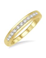 Elysian Vista Reverie Stone Channel Set Diamond Wedding Band