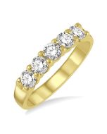 Lyric Arcadia Myth Round Shape Stone Diamond Wedding Band