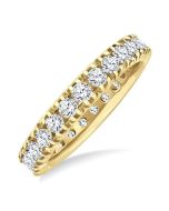 LysIonOra 14K Yellow Gold Diamond Ring