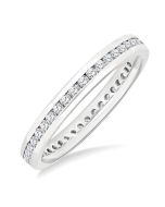 VioSolIs OnLinLys 14K White Gold Diamond Ring
