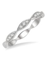 Lyric Halo Echo VelIonVio 14K White Gold Diamond Ring