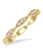 Artemis Whisper Grace VioAeAr CaVerLys 14K Yellow Gold Diamond Ring