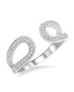 Diamond Fashion Open Ring