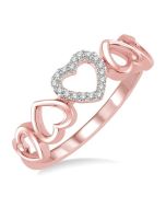 Heart Shape Diamond Fashion Ring