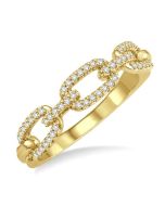 ElAeAe 14K Yellow Gold Diamond Ring