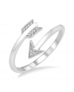 Arrow Diamond Fashion Open Ring