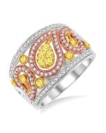 Zephyra Stardrift Bloomveil Diamond Ring