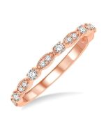 Azura Vista Grove Stackable Diamond Wedding Band