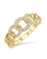 CaRa CaVioLux OnCaIon 14K Yellow Gold Diamond Ring