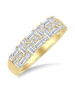 XeZenZen CaElVel 14K Yellow Gold Diamond Ring