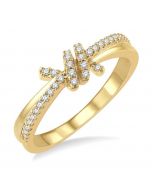Love Knot Diamond Fashion Ring
