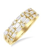 ThVioSol 14K Yellow Gold Diamond Ring