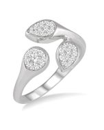LysAeIon ThIonXe 14K White Gold Diamond Ring