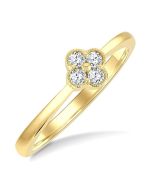 ThSolEl CaIsTh 14K Yellow Gold Diamond Ring