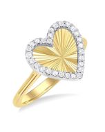 LoZenTh 14K White Gold Diamond Ring