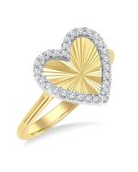 SolLysLys 14K White Gold Diamond Ring