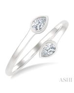 ZenLoOn VerIonVer 14K White Gold Diamond Ring