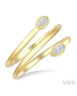 LoRaVer LinOnLin IonAeLux 14K Yellow Gold Diamond Ring