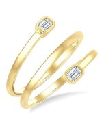 SolIsXe 14K Yellow Gold Diamond Ring