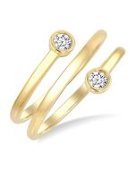 XeVerTh 14K Yellow Gold Diamond Ring