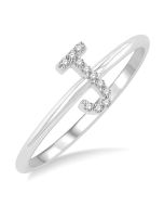 AeLuxLux 14K White Gold Diamond Pendant