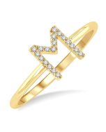 SolLysLin 14K Yellow Gold Diamond Pendant