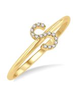 IonIsOn 14K Yellow Gold Diamond Pendant