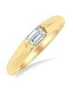 LinIonVer 14K Yellow Gold Diamond Ring