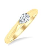 OnLinSol 14K Yellow Gold Diamond Ring