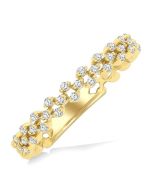 OraElAr CaIsCa 14K Yellow Gold Diamond Ring