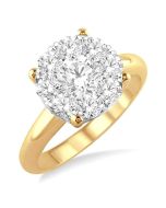 Shine Bright Minerva Grandeur White Gold Diamond Ring