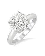 Rain Glow Diamond Engagement Ring