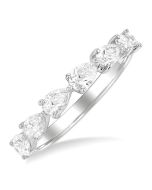 ThSolVer 14K White Gold Diamond Ring