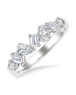 AeVioIs ElElCa XeOraVel 14K White Gold Diamond Ring