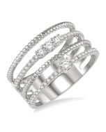 Diamond Layered Fashion Ring