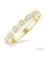 OnSolLin 14K Yellow Gold Diamond Ring