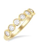 OraIsAe 14K Yellow Gold Diamond Ring
