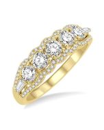 Ganesha Wreath Diamond Ring