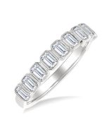 CaElVer 14K White Gold Diamond Ring